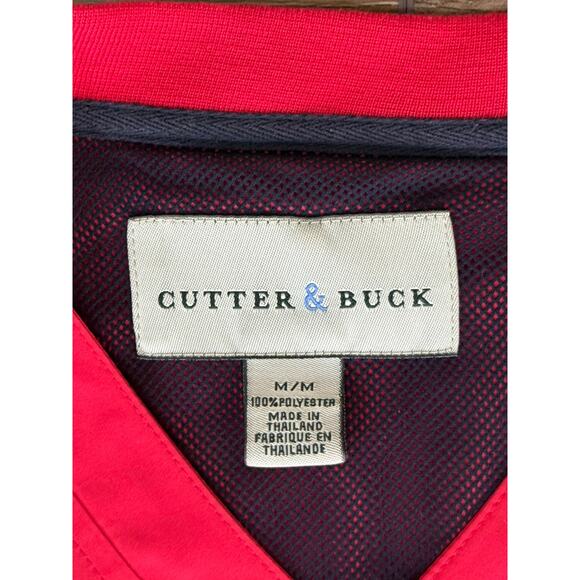 Vintage Cutter &‎ Buck Kansas Jayhawks Windbreaker Men Medium Pullover Jacket - Picture 4 of 5